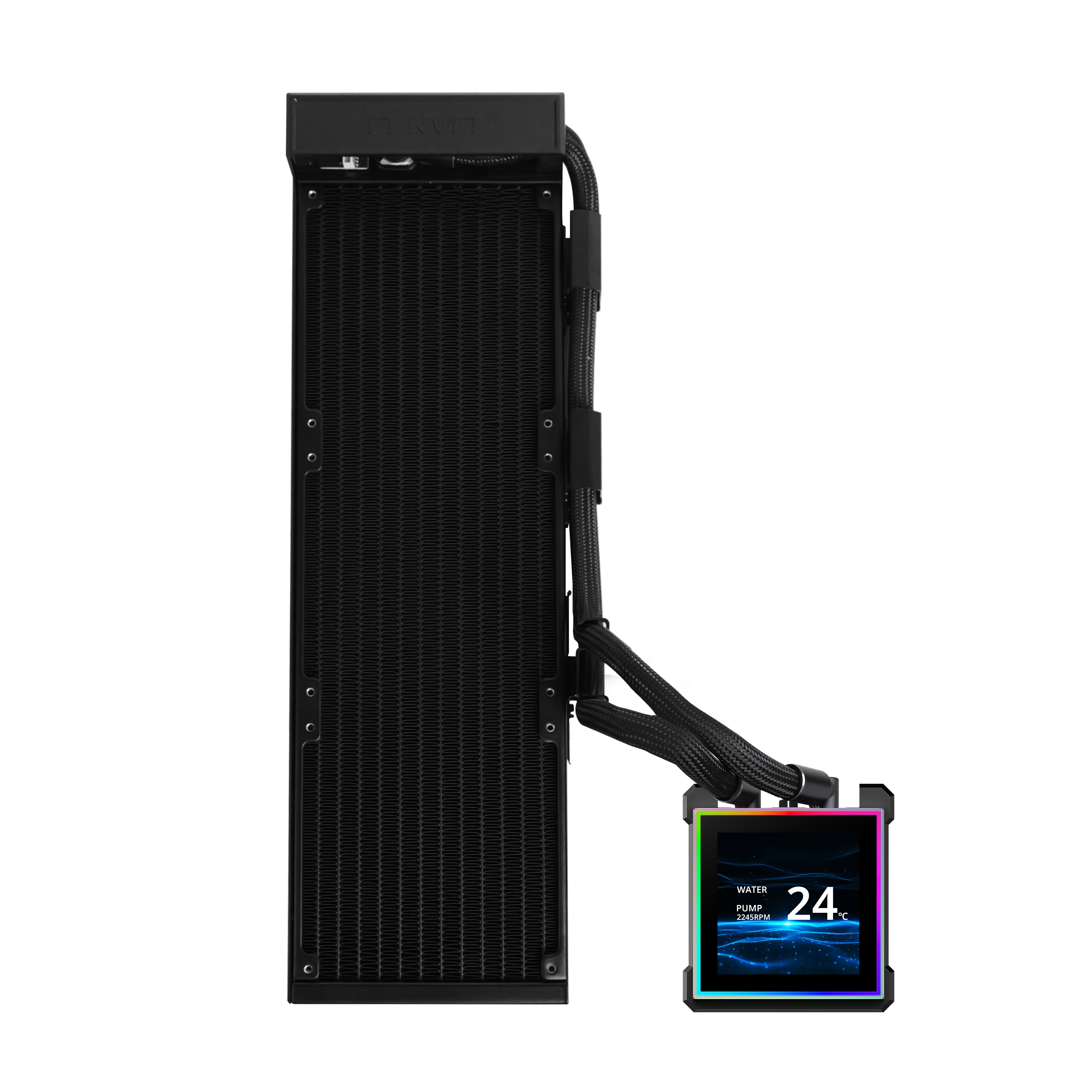 Lian Li HydroShift II LCD-S 360N na vertical