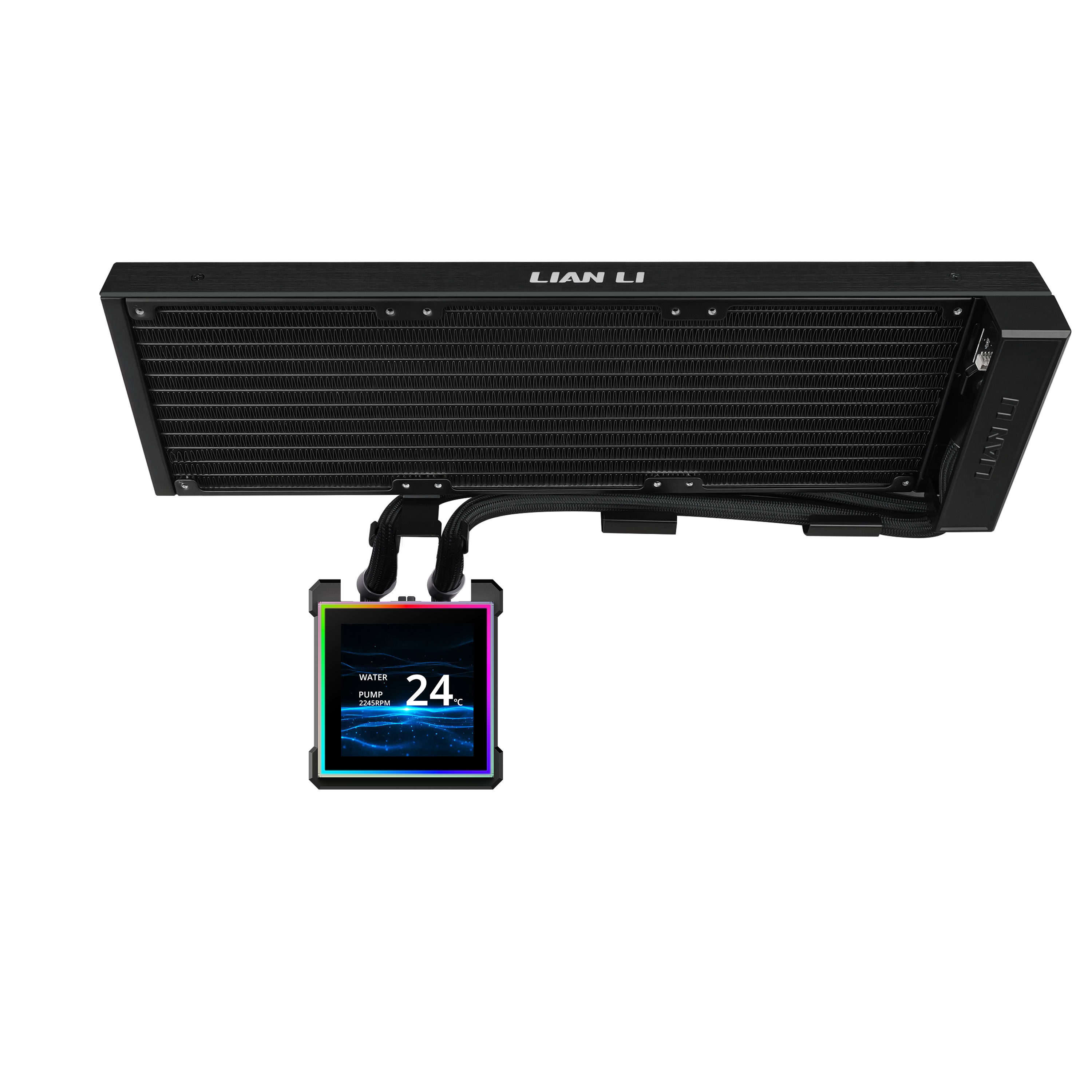 Vista frontal do HydroShift II LCD-S