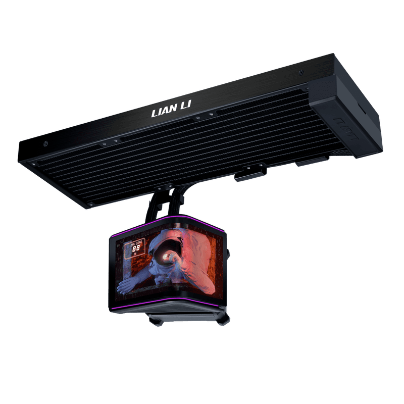 Ecrã OLED do Lian Li HydroShift II OLED Curved