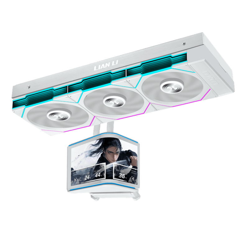 Ecrã OLED do Lian Li HydroShift II OLED Curved