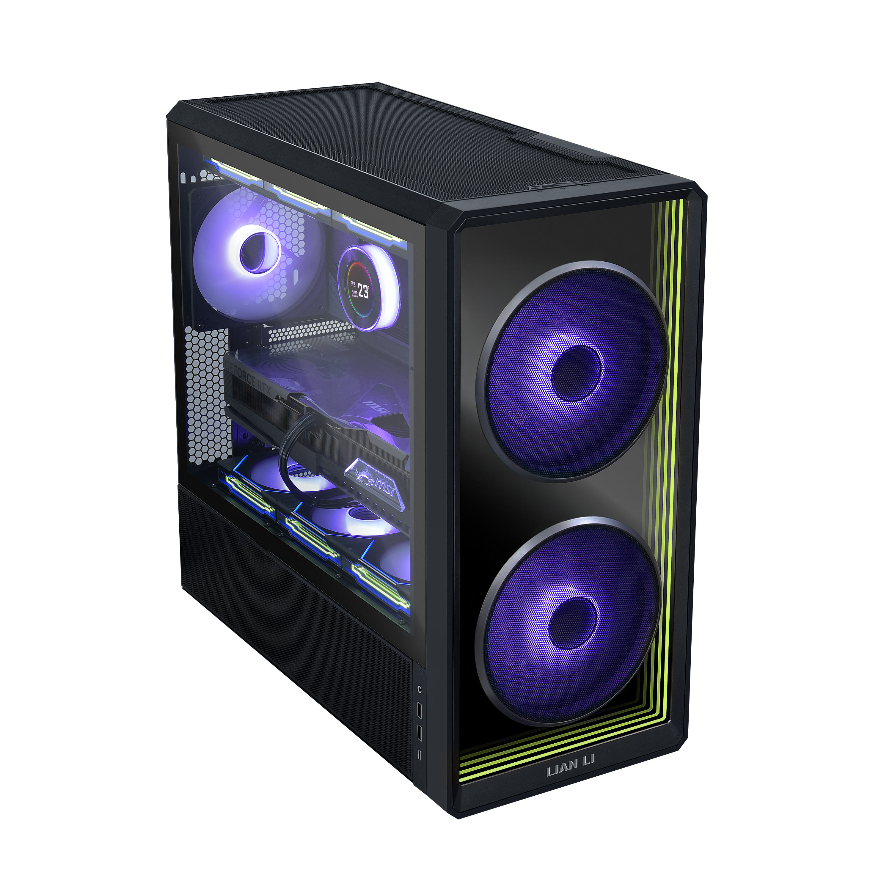 PC construído usando a LANCOOL 217 INF