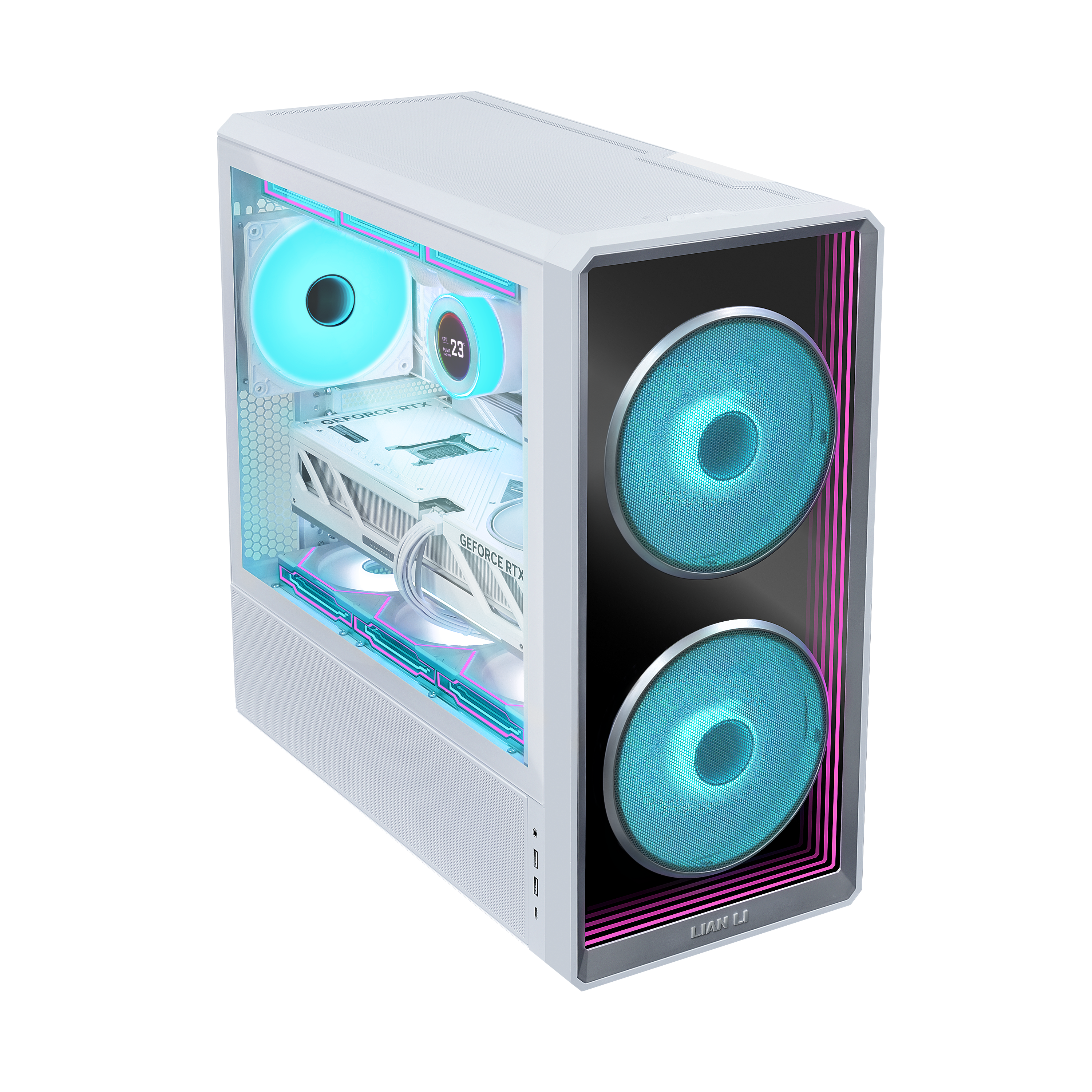 PC construído usando a LANCOOL 217 INF