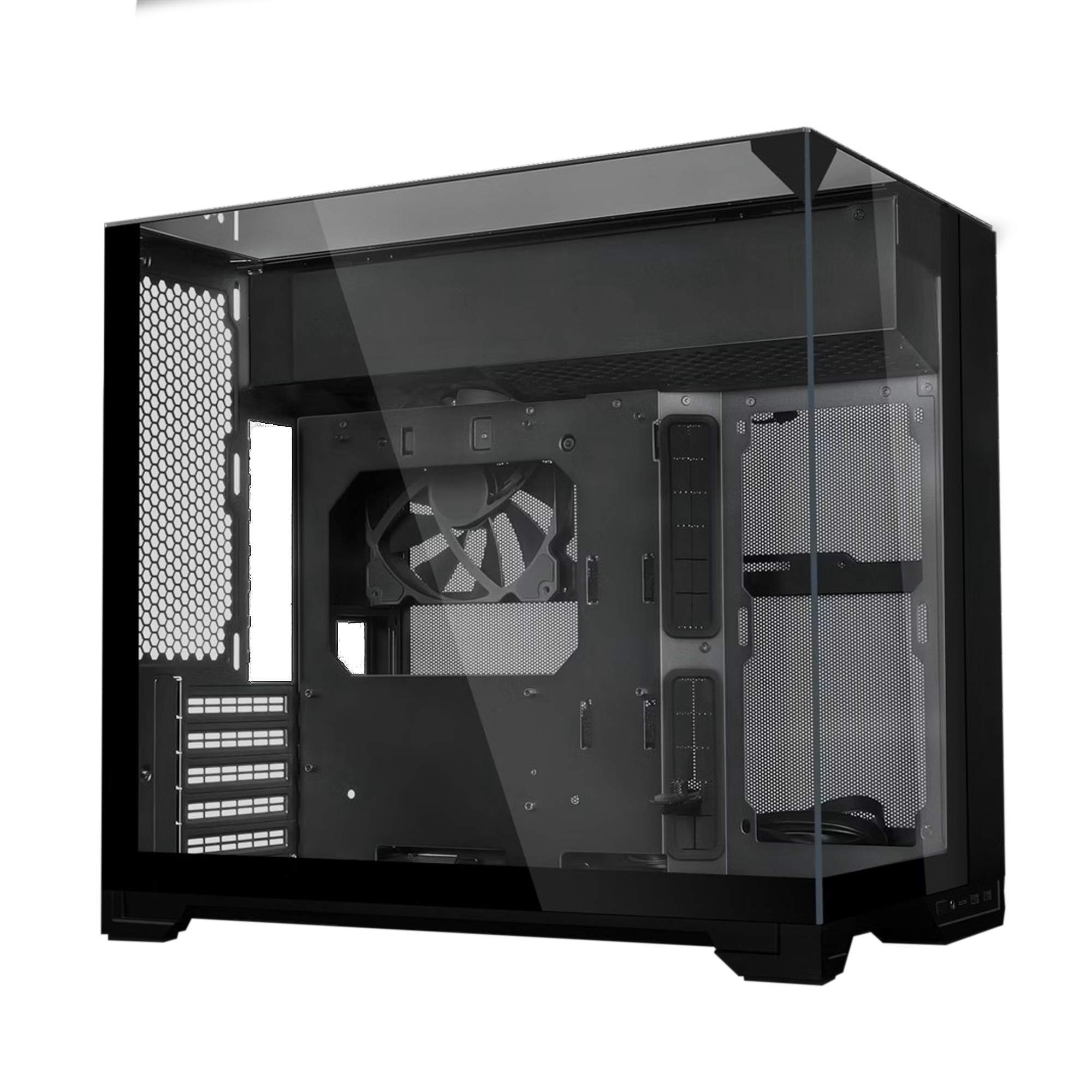 Triple tempered glass panels