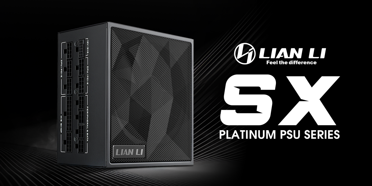 Banner da Fonte de Alimentação Lian Li Série SX