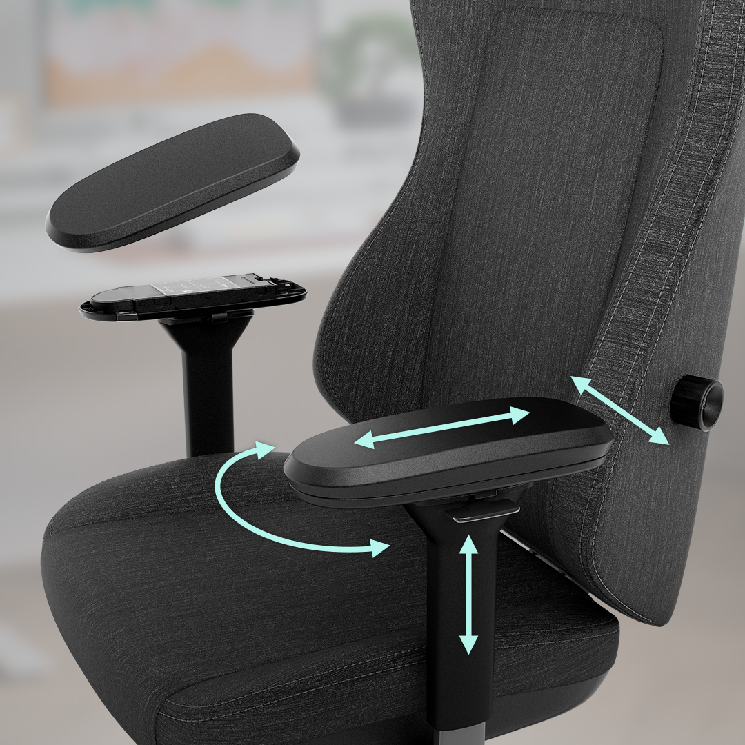 Cadeira Gaming noblechairs AURA TX - Anthracite