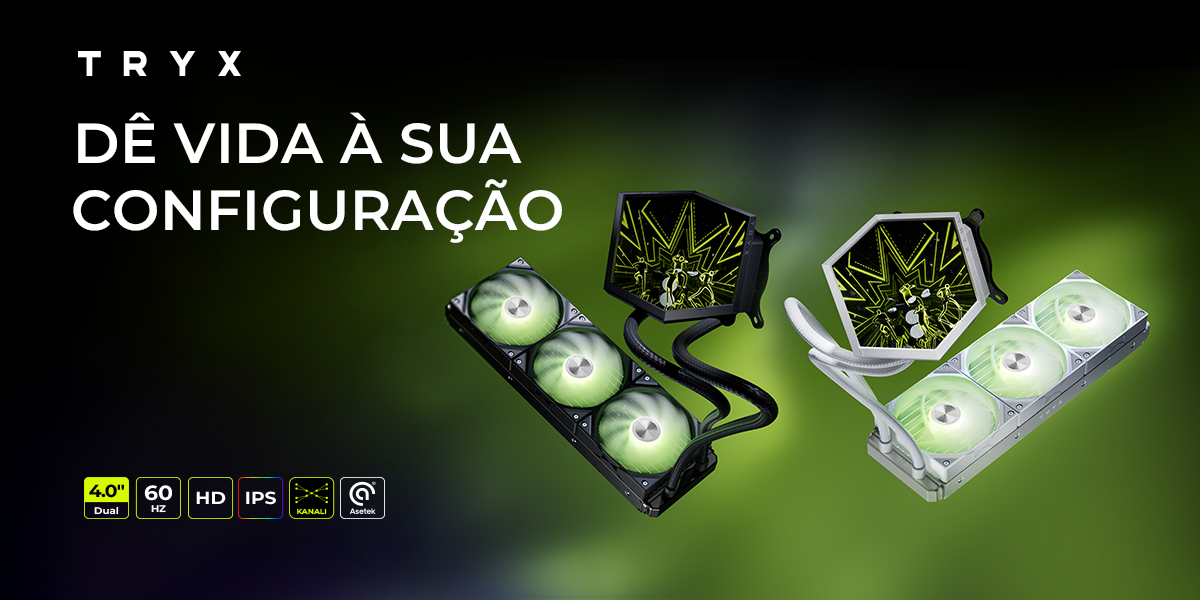 Water Cooler CPU TRYX STAGE ARGB 360mm Branco