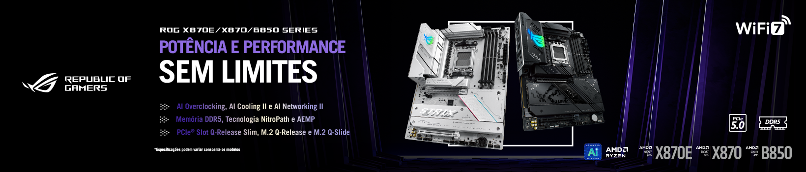 Picture of ASUS - Motherboards X870E, X870 e B850