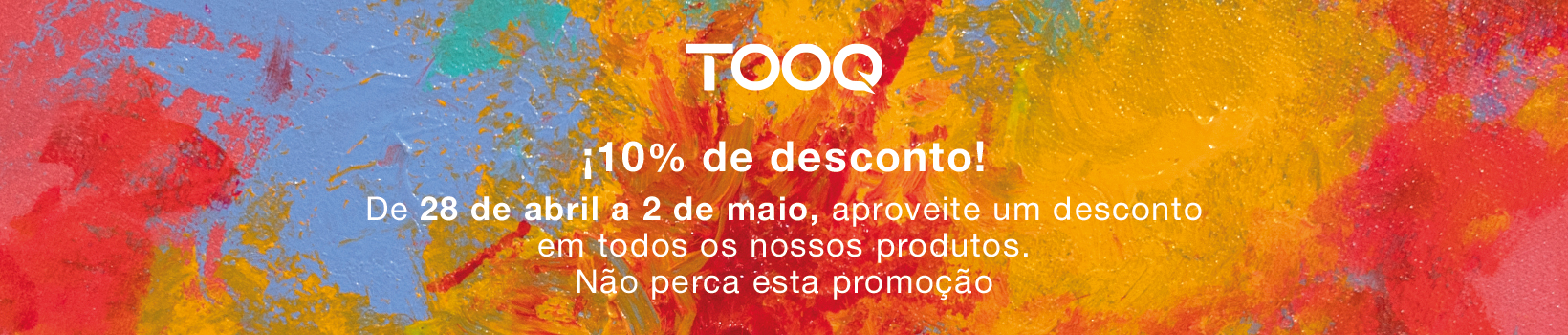 Aproveita 10% de desconto em produtos Tooq