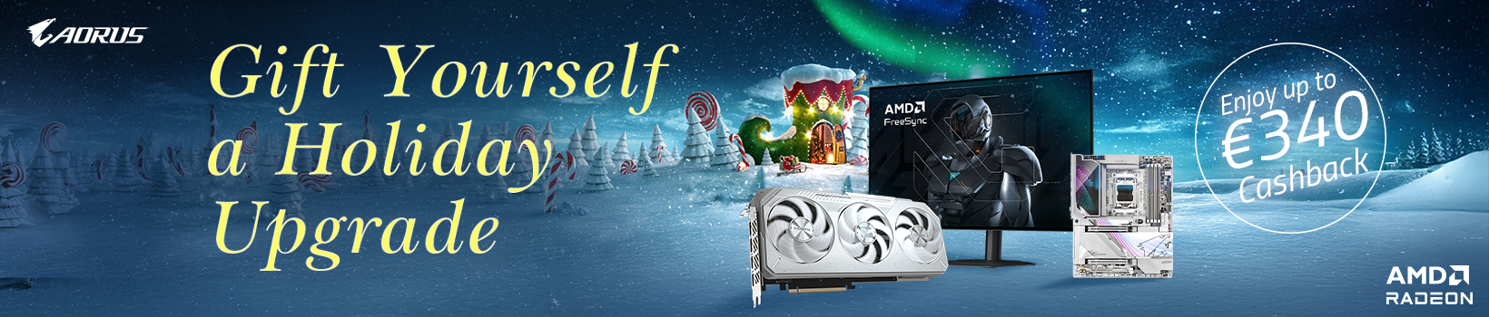 Recebe um cashback na compra de um produto GIGABYTE selecionado!