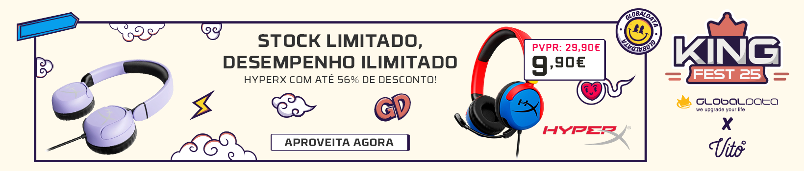 Aproveita as Promoções da HyperX