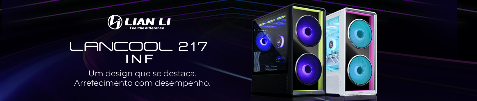 Picture of Conhece as novas caixas Lian Li Lancool 217 INF