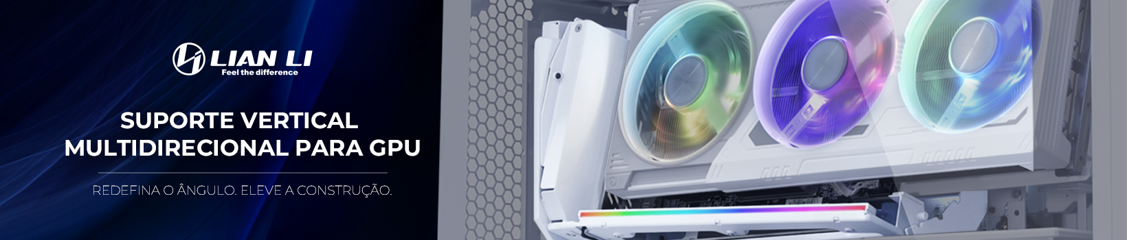 Picture of Conhece os novos suportes Vertical Multidirecional para GPU da Lian Li