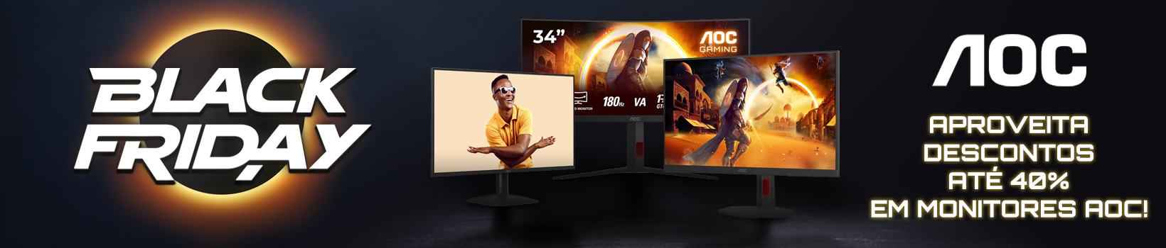 Picture of Aproveita as promoções em monitores AOC