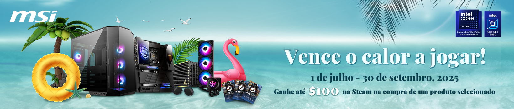 Gane até 100$ na Steam na compra de um produto selecionado
