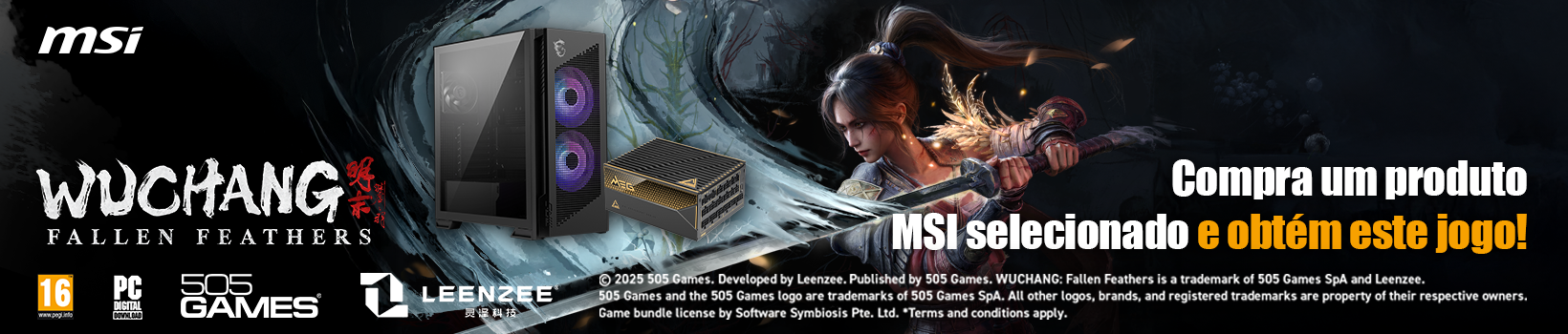 Picture of Consegue o jogo Wuchang: Fallen Feathers Game com produtos selecionados MSI