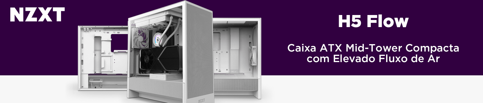 Picture of Conheces as caixas ATX NZXT H5 Flow Compact