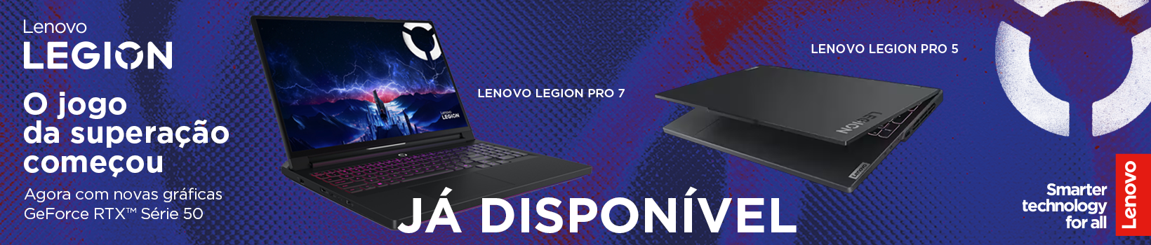 Conhece agora os novos portáteis Lenovo com RTX Série 50