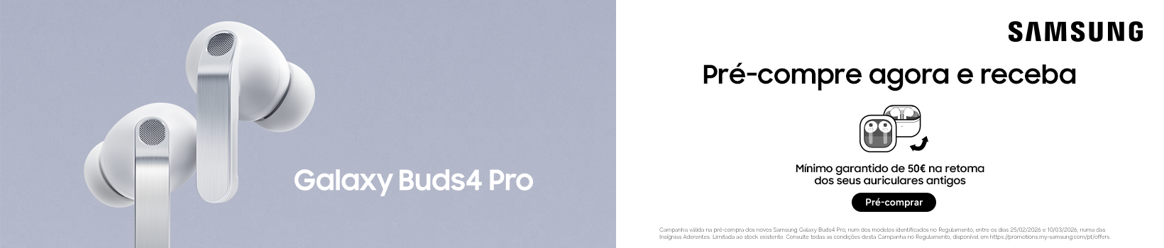 Picture of Conhece os novos Earbuds Samsung Galaxy Buds 4 Pro