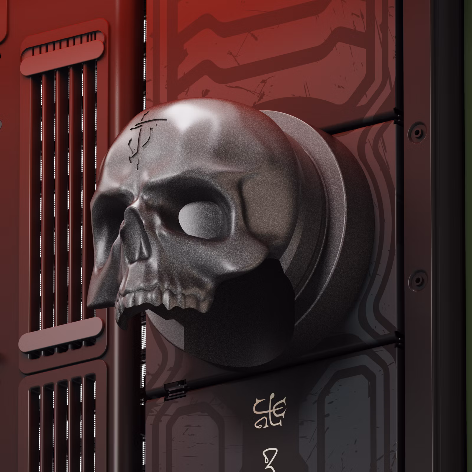Caixa PC HAVN HS 420 DOOM: The Dark Ages Edition