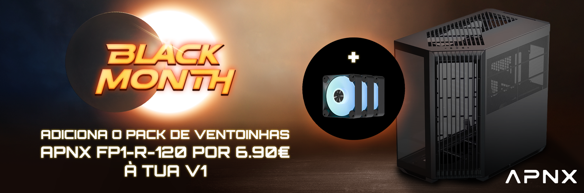 Adiciona um pack de ventoinhas por apenas 6,90€