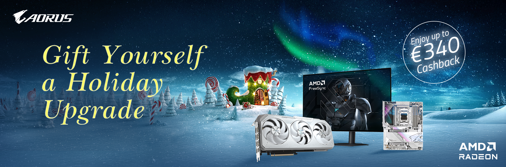 Recebe um Cashback na compra de produtos Gigabyte e AMD