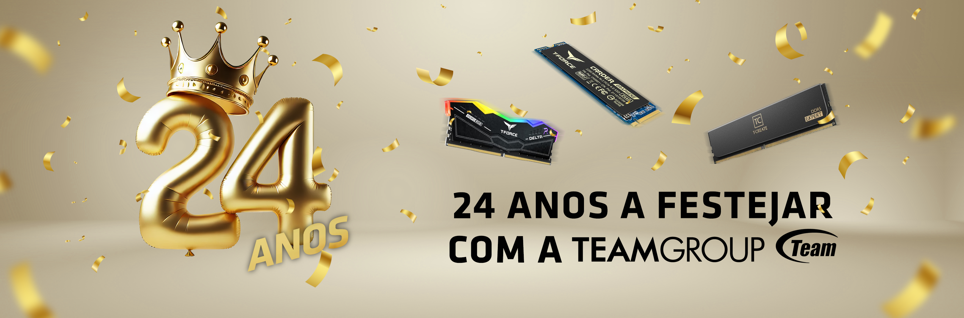 Campanha de Aniversário -  Teamgroup