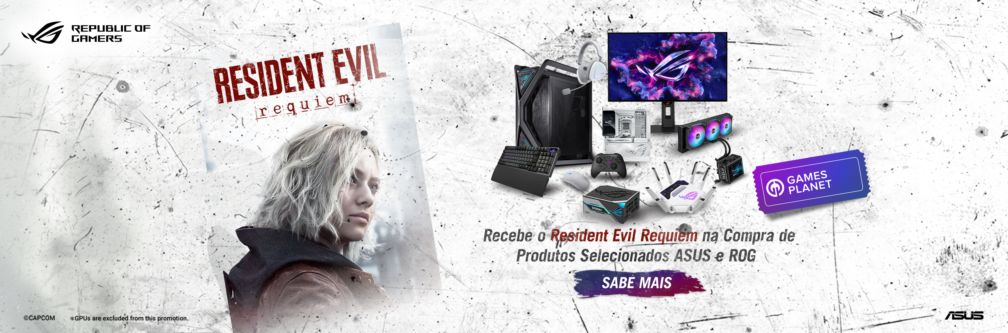 Picture of Compra produtos elegíveis ASUS e ROG e recebe o Resident Evil Requiem via Gamesplanet
