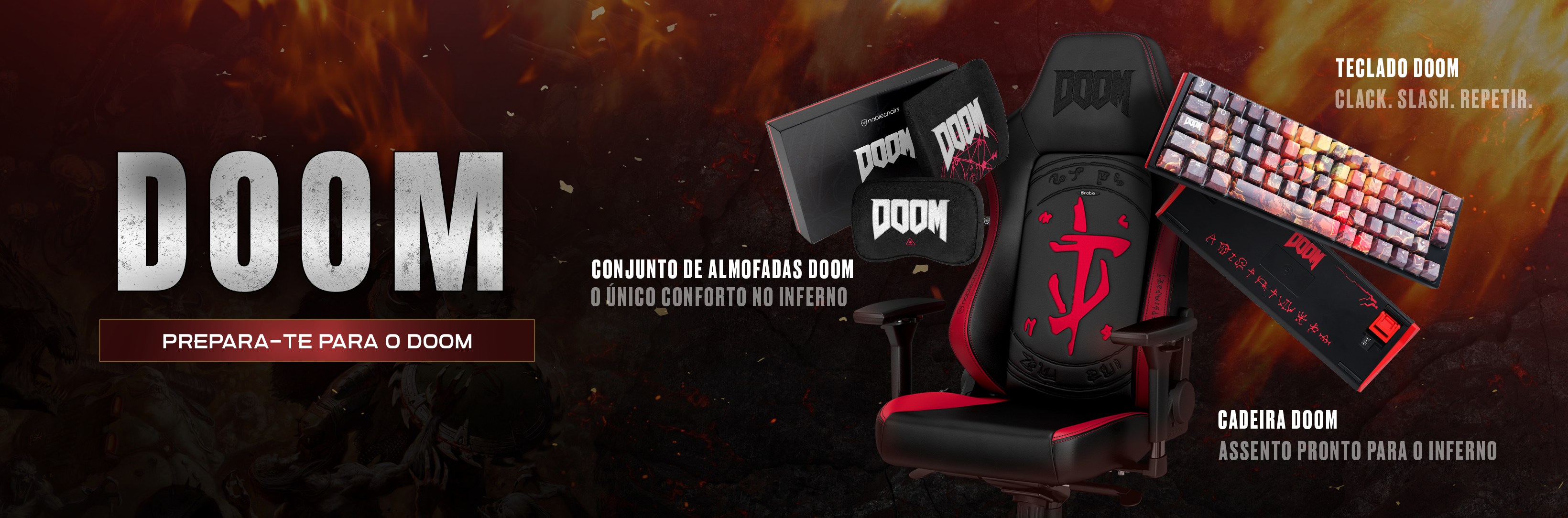 Compra os produtos DOOM na Globaldata e prepara-te para o lançamento do jogo