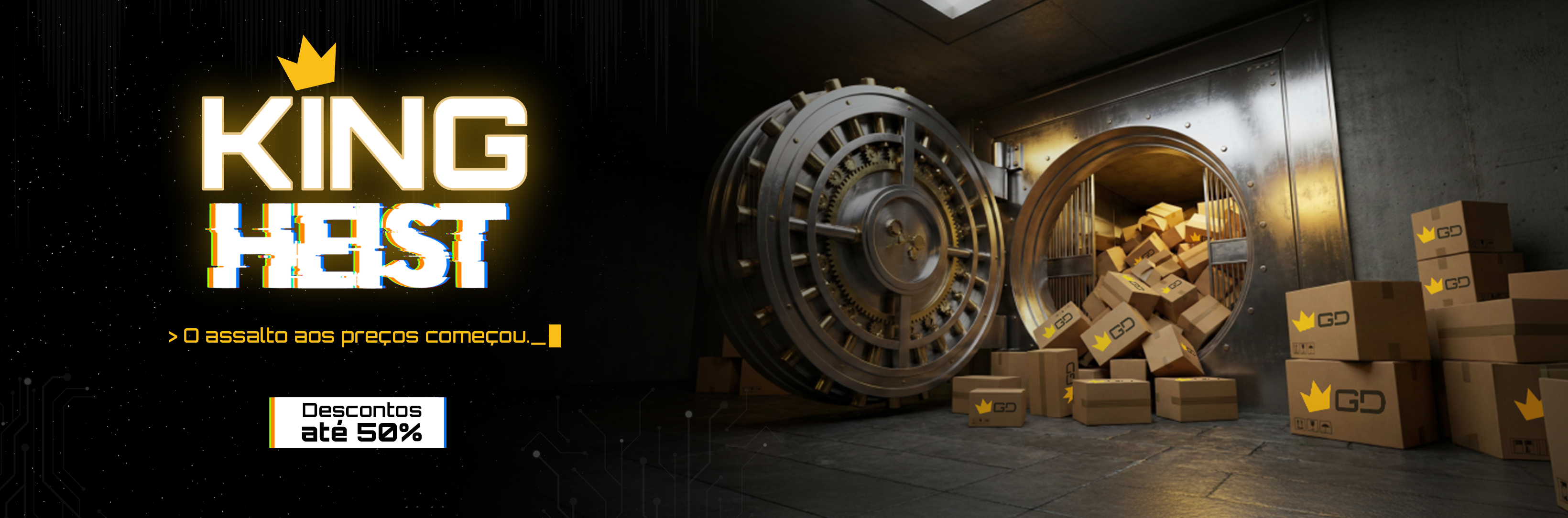 Picture of King Heist, Deals tão bons que parecem um roubo!