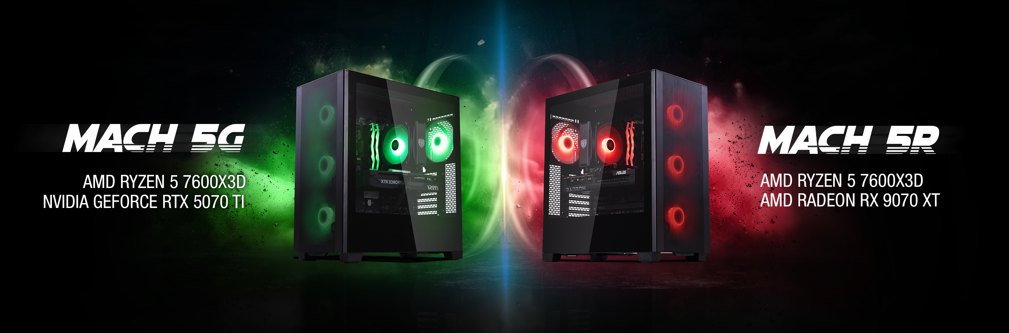 Conhece os novos King Mod Systems Mach 5 com Iluminação em Verde e Vermelho