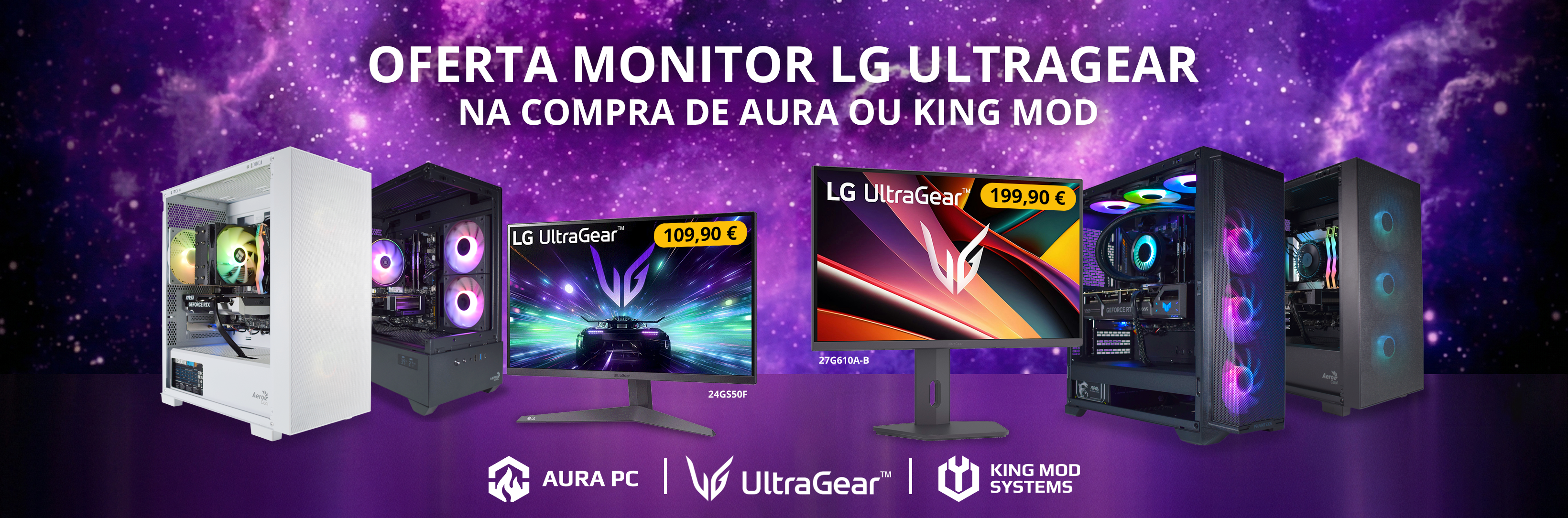 Picture of Oferta Monitor LG Ultragear na compra de aura ou kingmod