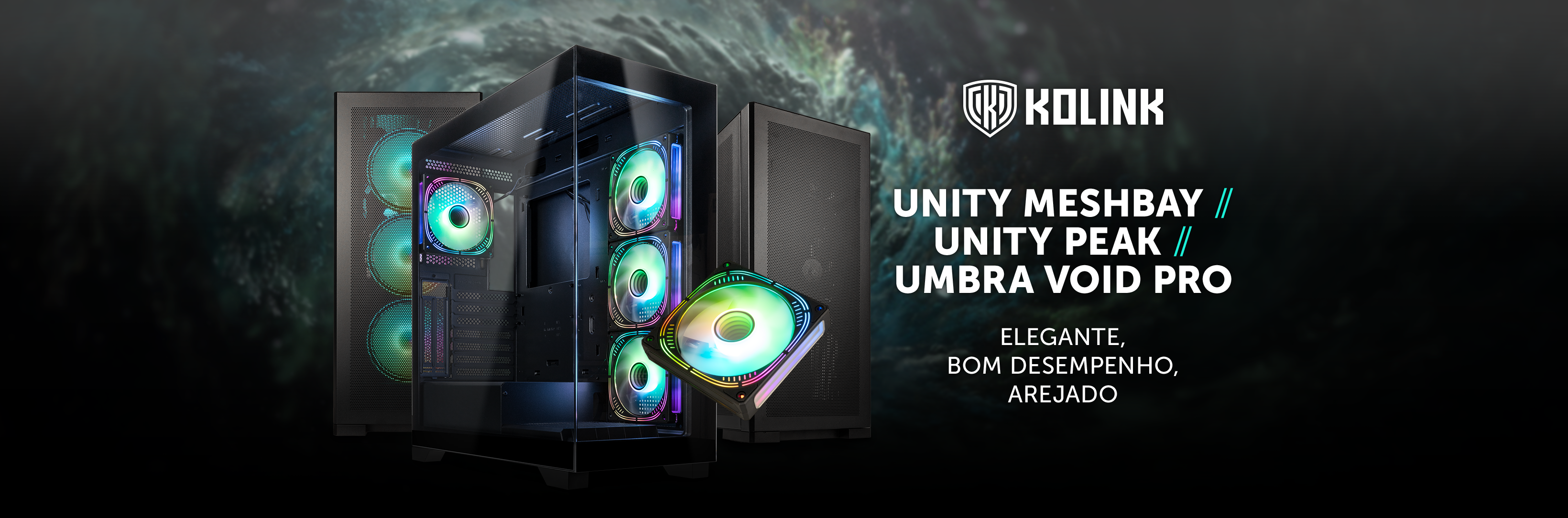 Kolink Unity Meshbay + Unity Peak + Umbra Void Pro