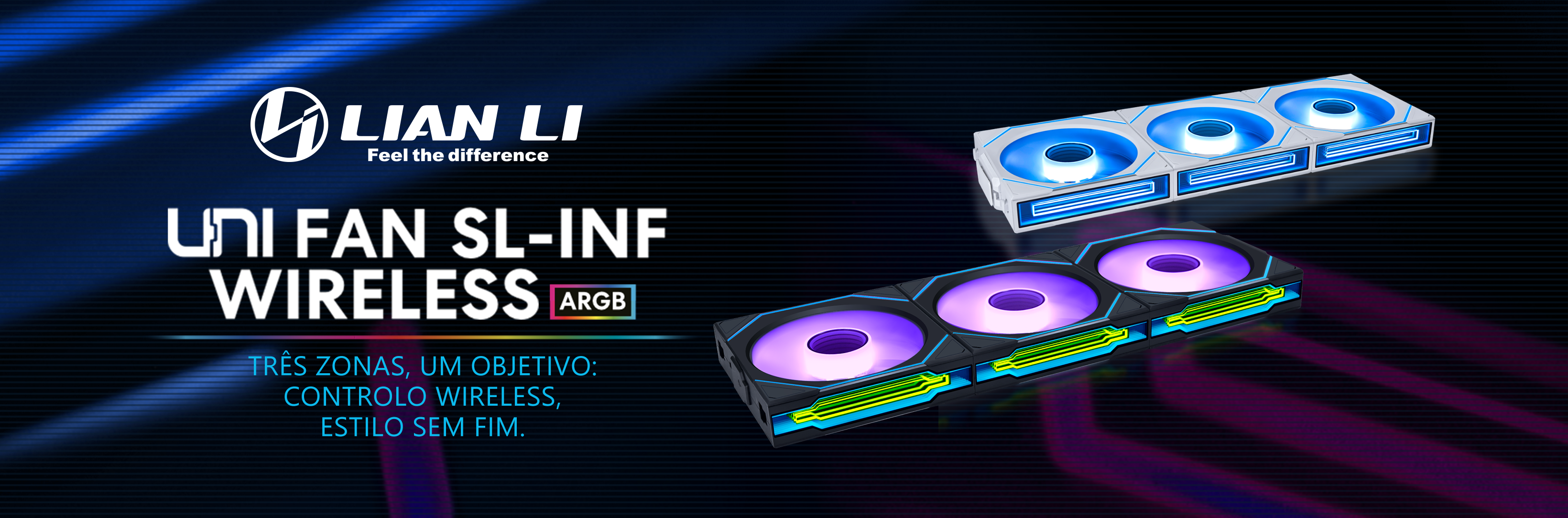 Conhece as novas ventoinhas Lian Li UNI FAN SL Infinity Wireless
