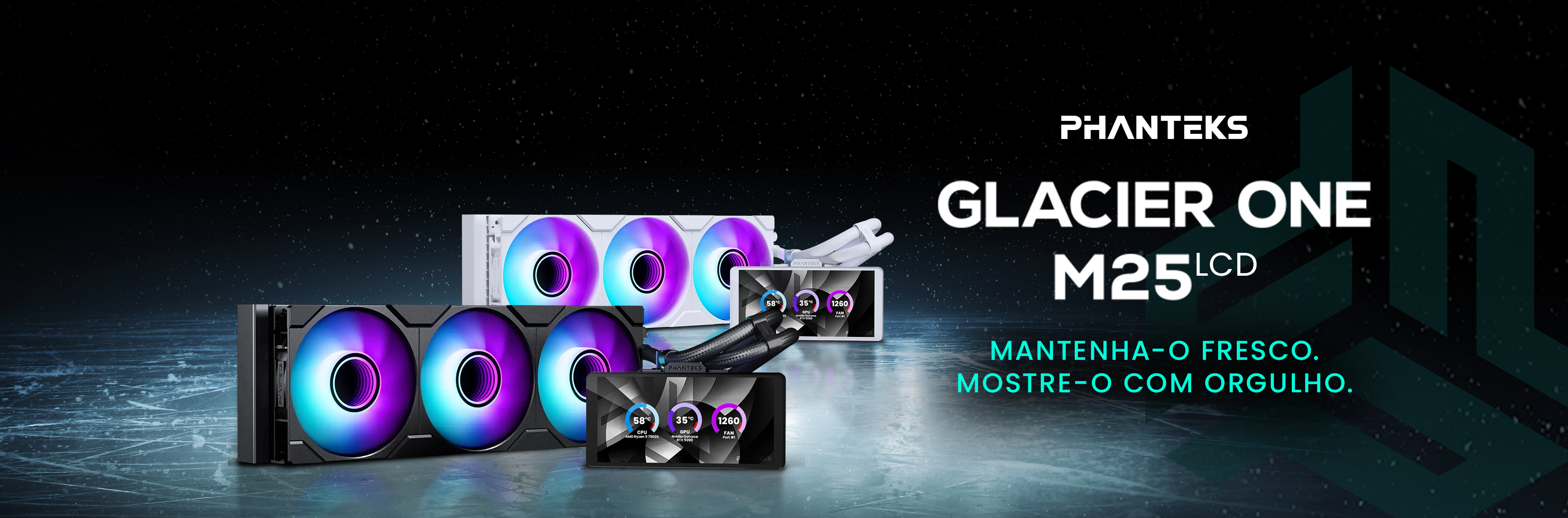 Picture of Conhece o novo AIO da Phanteks Glacier One LCD 360mm