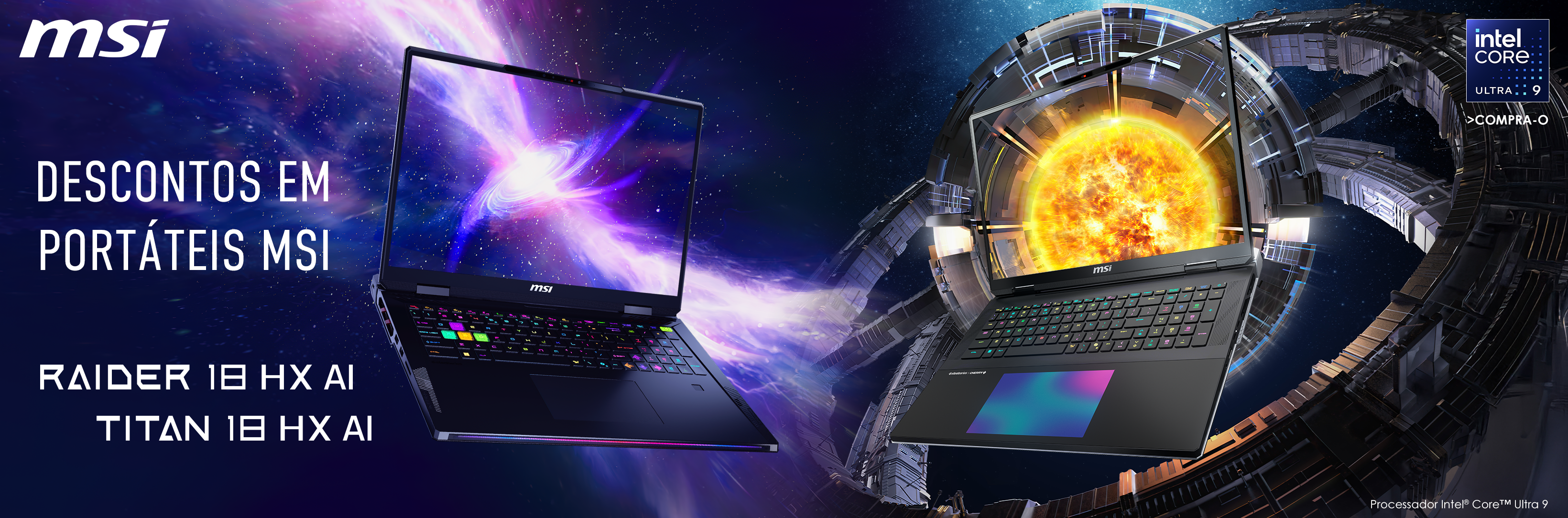 Aproveita agora os descontos em portáteis MSI