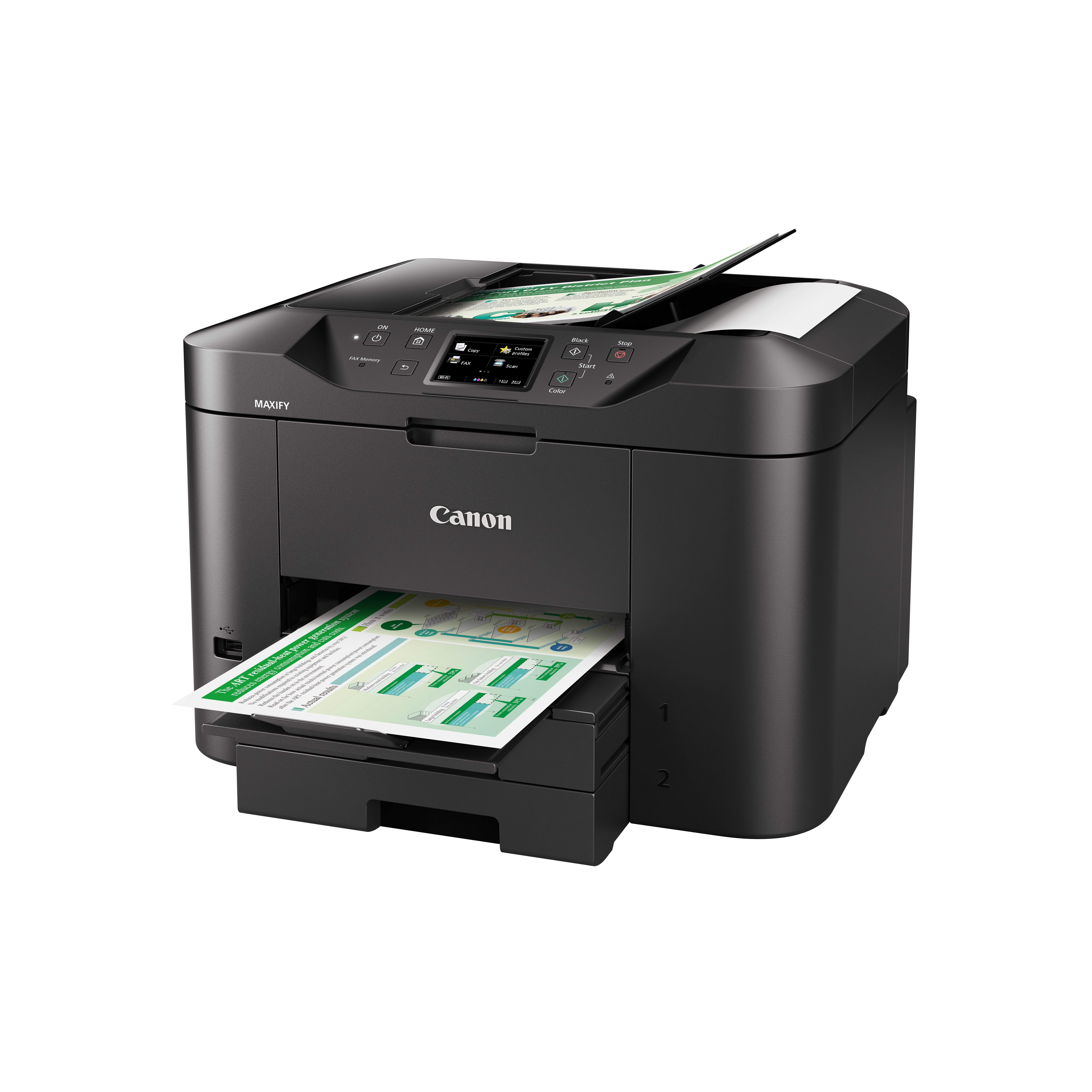 Canon - Multifunções Canon MAXIFY MB2750 Wi-Fi Preto