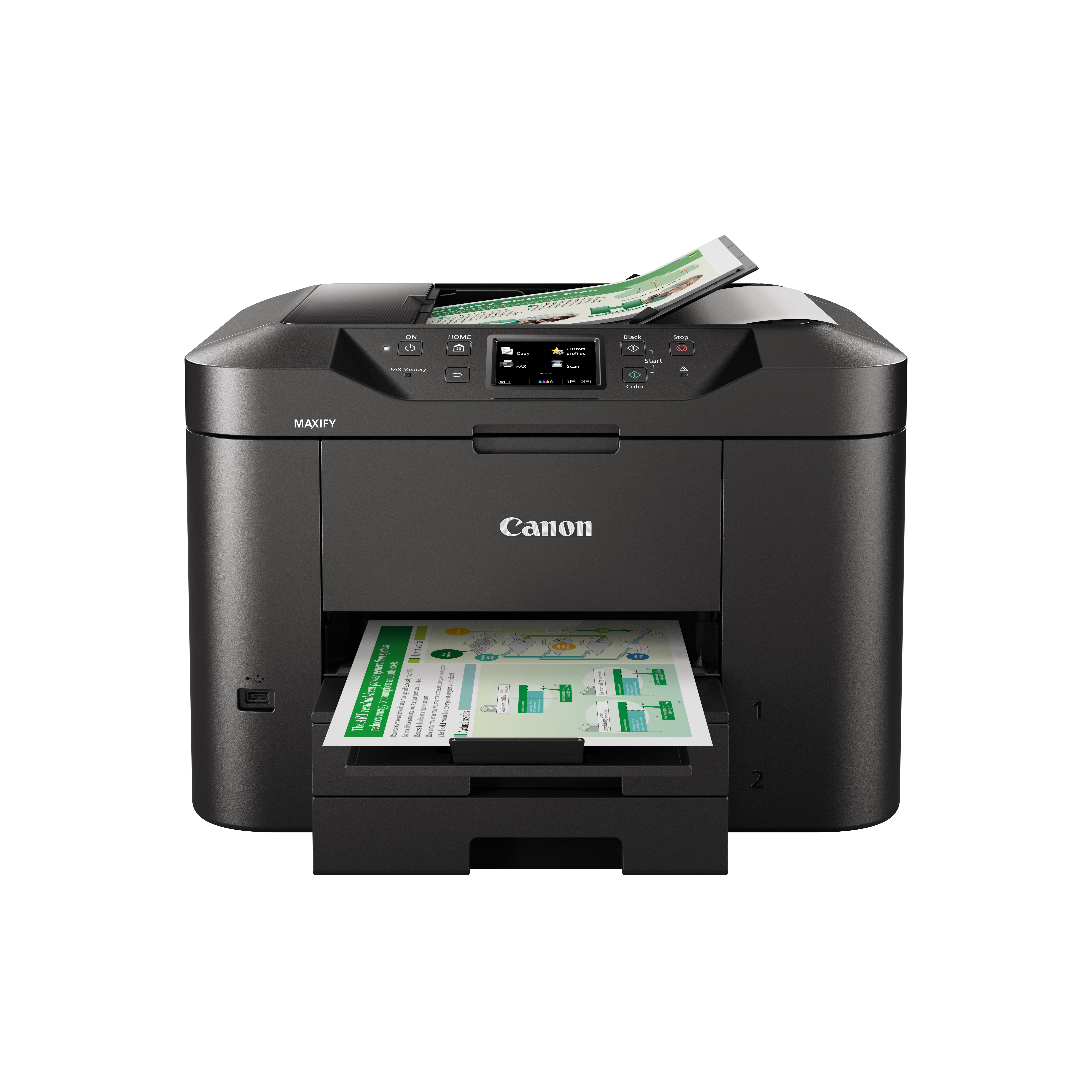 Canon - Multifunções Canon MAXIFY MB2750 Wi-Fi Preto