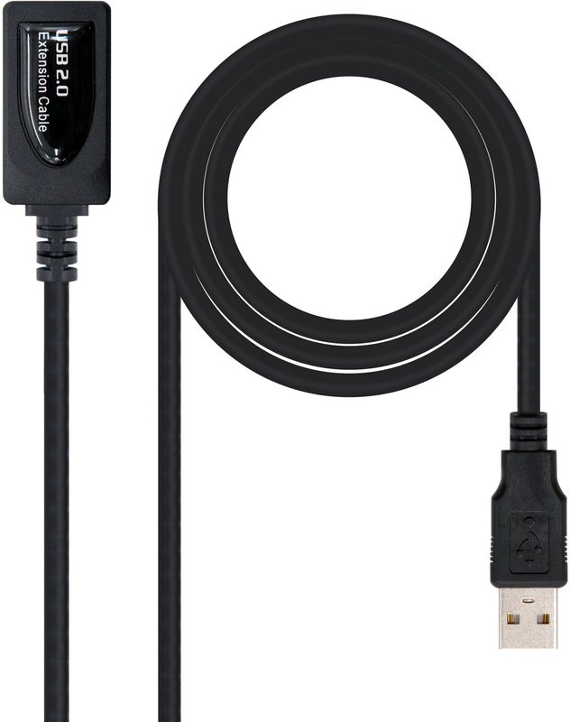 Nanocable - Cabo USB 2.0 Nanocable Extensão c/ Amplificador USB-A M/F 5 M