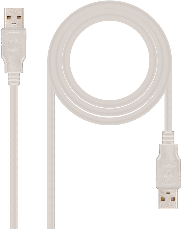 Nanocable - Cabo USB 2.0 Nanocable USB-A M/M 1 M