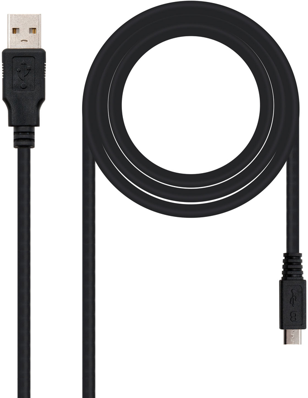 Nanocable - Cabo USB 2.0 Nanocable USB-A/M > Micro-B/M 0.8 M