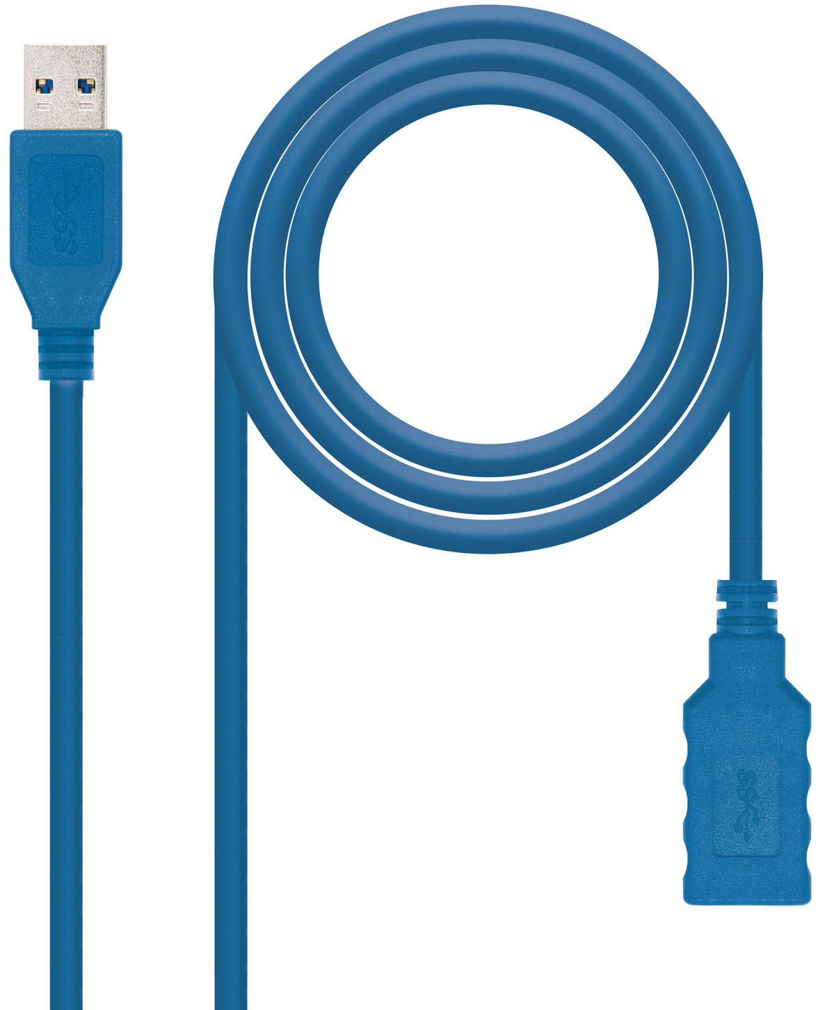 Nanocable - Cabo USB 3.0 anocable USB-A M/F 2 M Azul