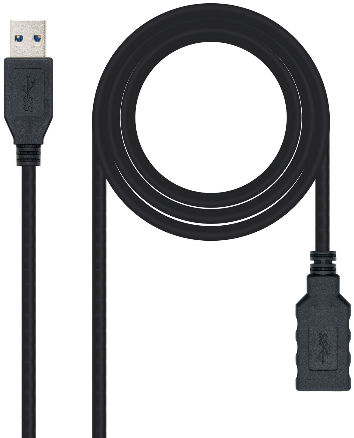 Nanocable - Cabo USB 3.0 Nanocable USB-A M/F 3 M Preto
