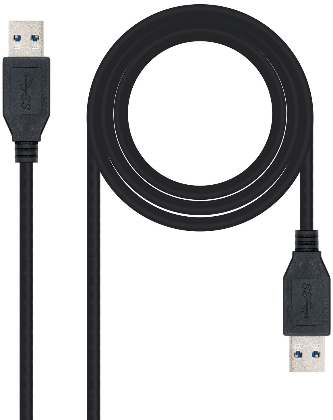 Nanocable - Cabo USB 3.0 Nanocable USB-A M/M 1 M Preto