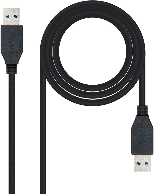 Nanocable - Cabo USB 3.0 Nanocable USB-A M/M 2 M Preto
