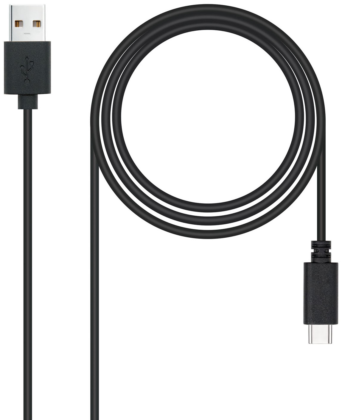 Nanocable - Cabo USB 2.0 3A Nanocable USB-C/M > USB-A/M 3 M Preto
