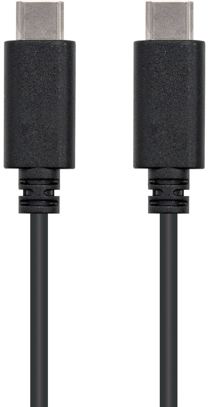 Nanocable - Cabo USB 2.0 3A Nanocable USB-C M/M 3 M Preto