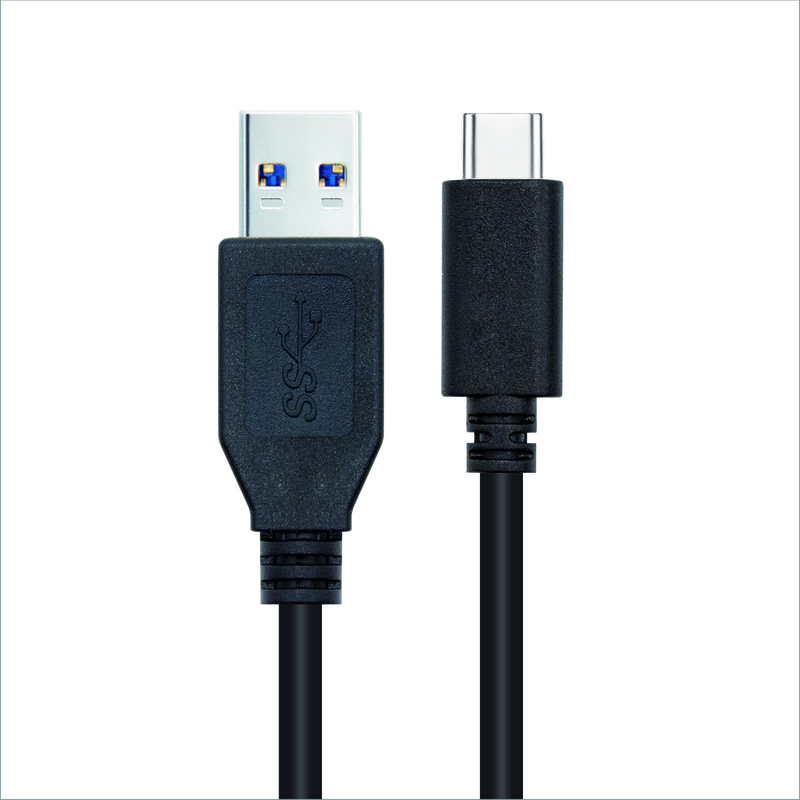 Nanocable - Cabo USB 3.1 Gen2 10Gbps 3A Nanocable USB-C/M > USB-A/M 1.5 M Preto