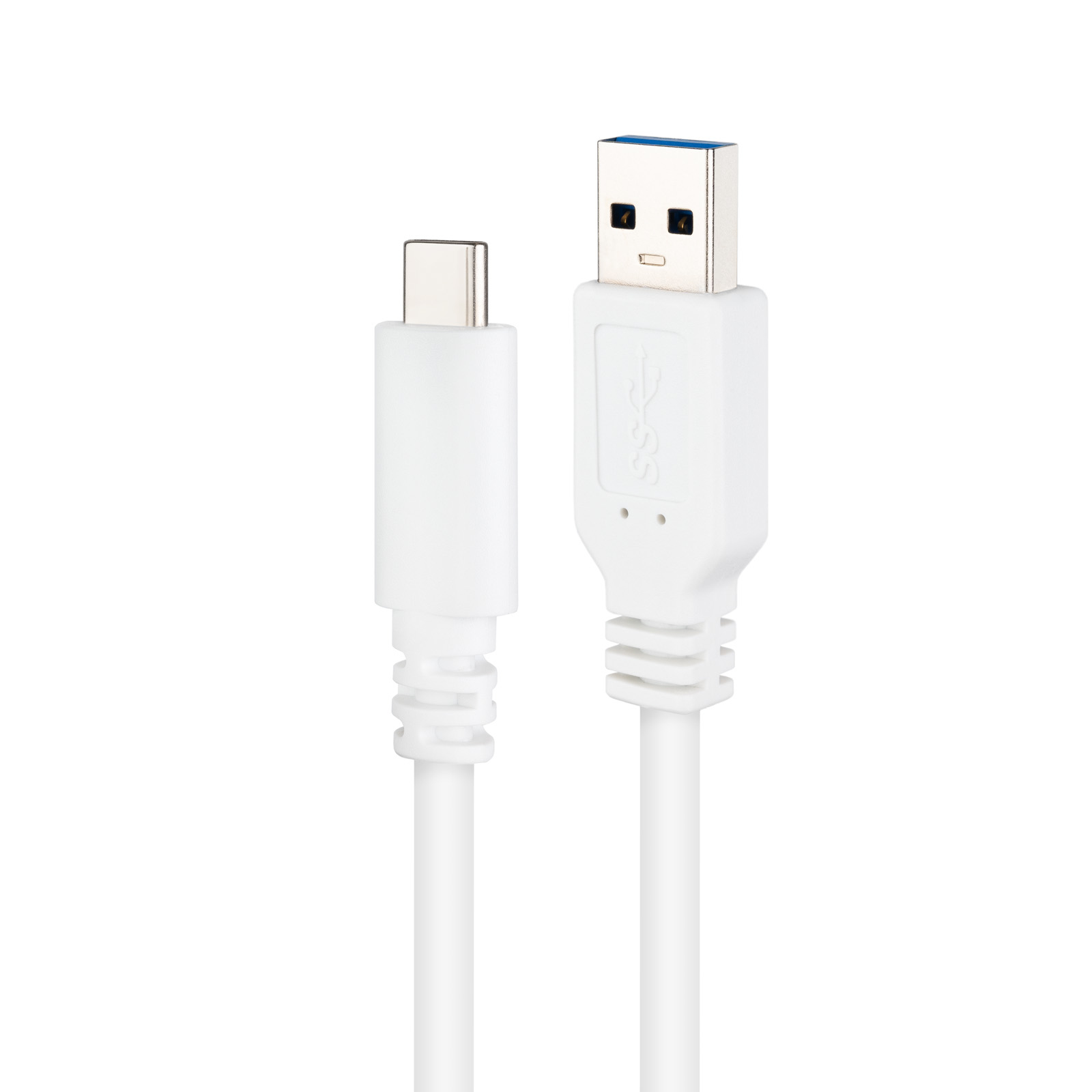 Nanocable - Cabo USB 3.1 Gen2 10Gbps 3A Nanocable USB-C/M > USB-A/M 2 M Branco