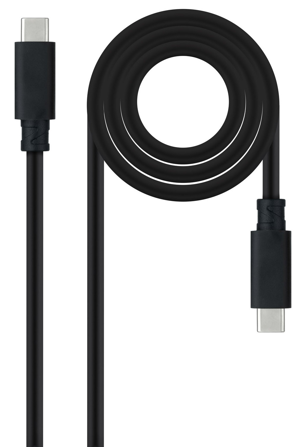 Picture of Picture of Cabo USB-C 3.1 Gen2 Nanocable 10Gbps 5A 4K/60Hz 0.5 M Preto