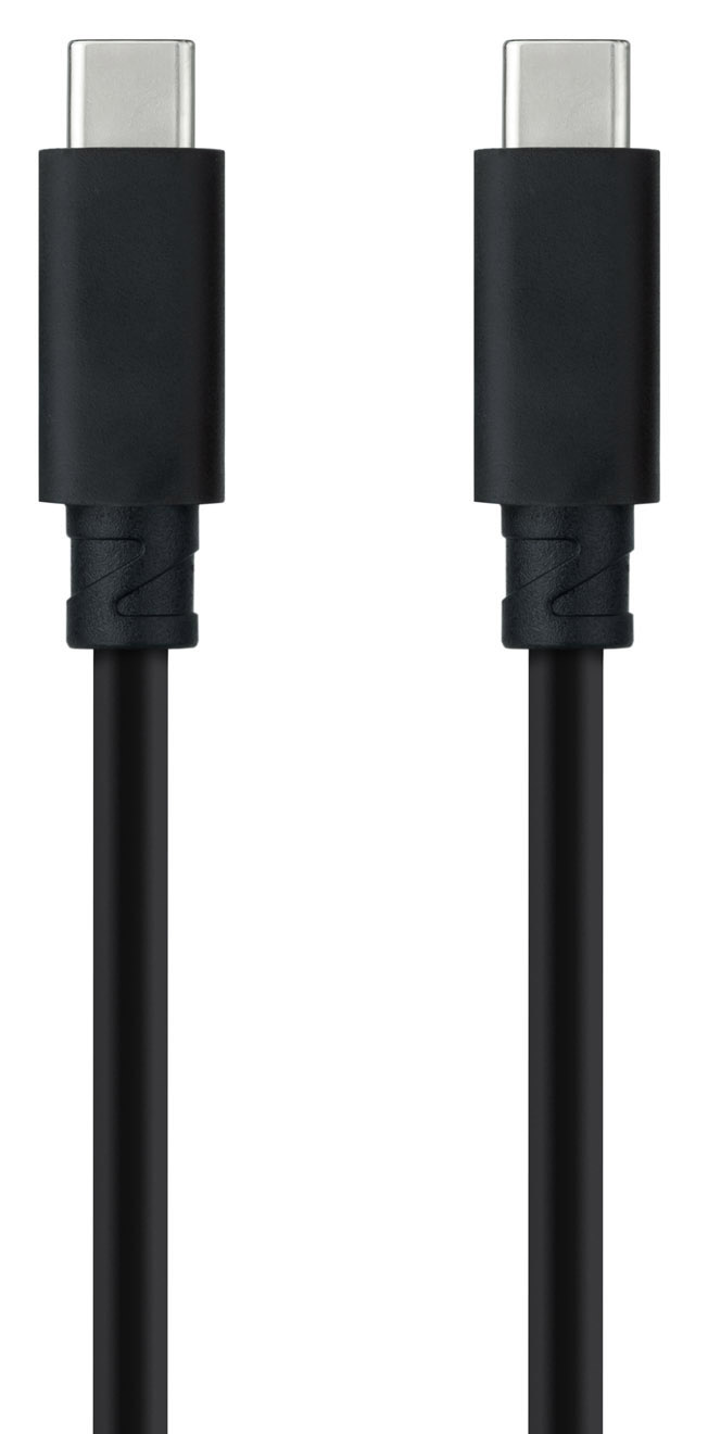 Nanocable - Cabo USB-C 3.1 Gen2 Nanocable 10Gbps 5A 4K/60Hz 1.5 M Preto